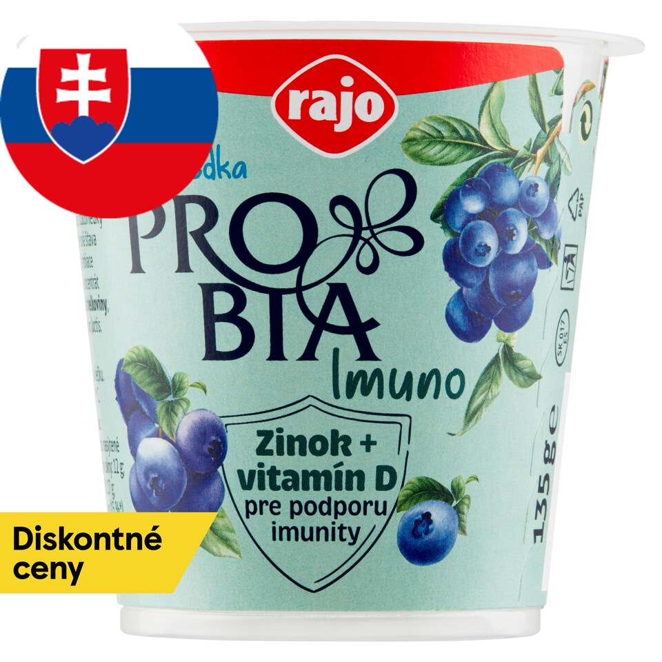 obrázok 1 z Rajo Probia Imuno Čučoriedka 135 g