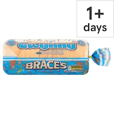 Brace's Gwynny White Bloomer Sliced Bread with Added Sourdough 800g