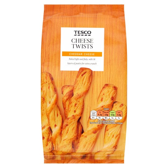 Tesco Cheese Twists 125G Tesco Groceries
