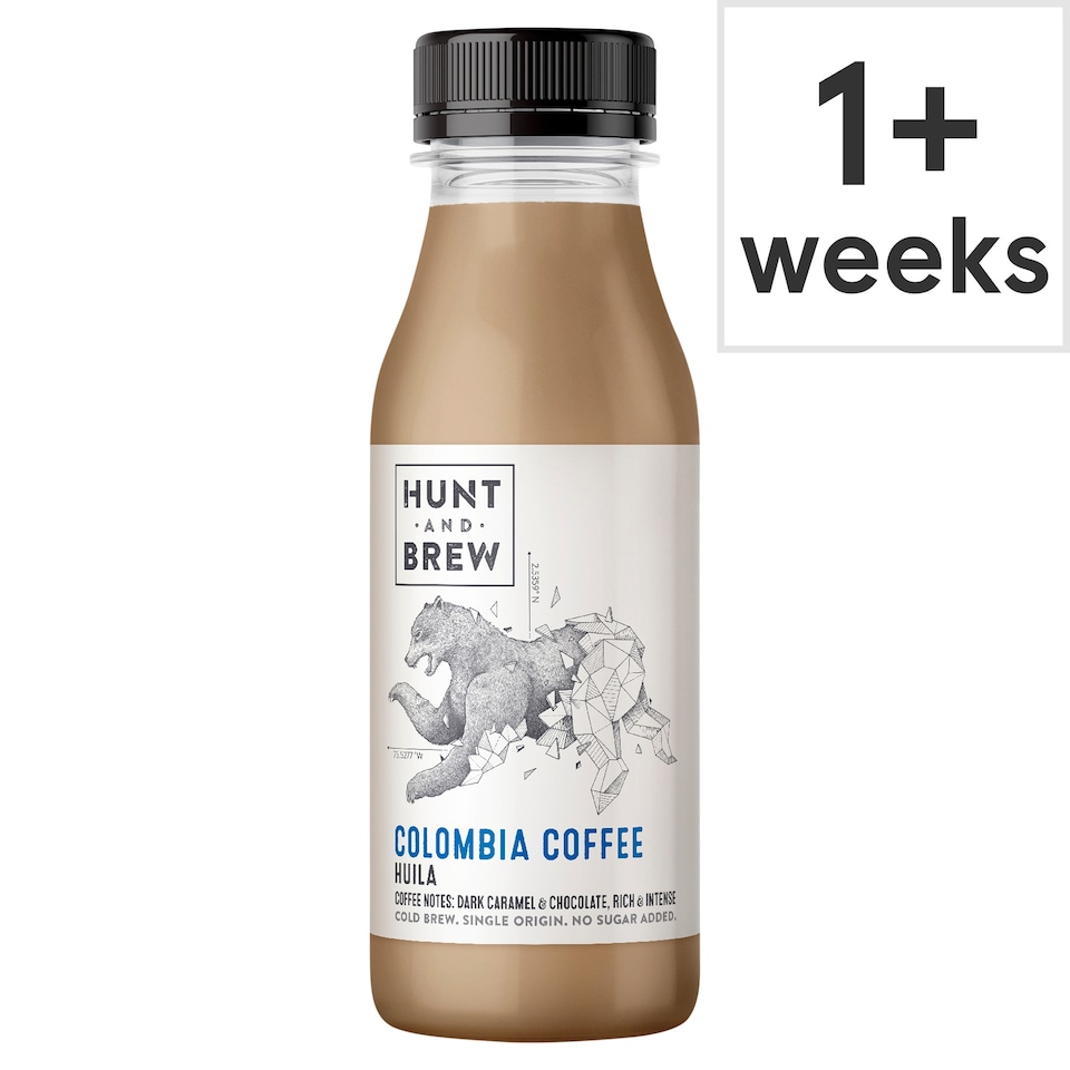 Hunt and Brew Huila Colombia Coffee 330ml