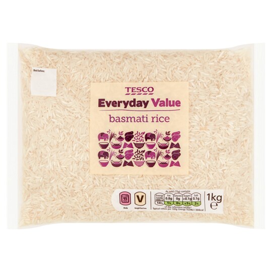 Tesco Everyday Value Basmati Rice 1Kg Tesco Groceries tesco-everyday-value-basmati-rice-1kg-tesco-groceries