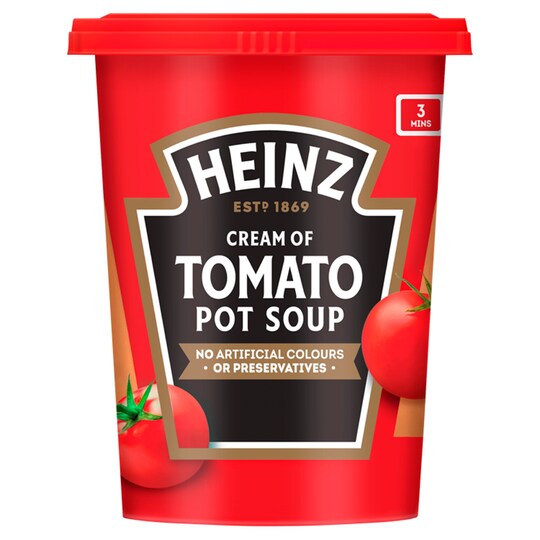 Heinz Cream Of Tomato Pot Soup 490G Tesco Groceries