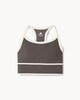 image 6 of F&F Active ULTRSTRETCH Contrast Cropped Vest in Grey