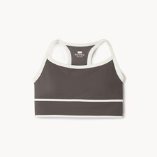 F&F Active ULTRSTRETCH Contrast Cropped Vest in Grey