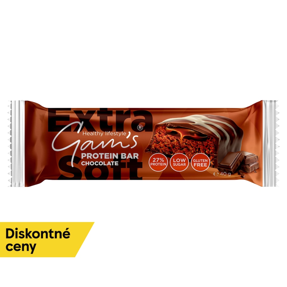 image 1 of Gam's Protein ExtraSoft Bar Chocolate 40 g