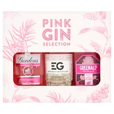 Pink Gin Trio Selection Gift Set 3 X 5Cl