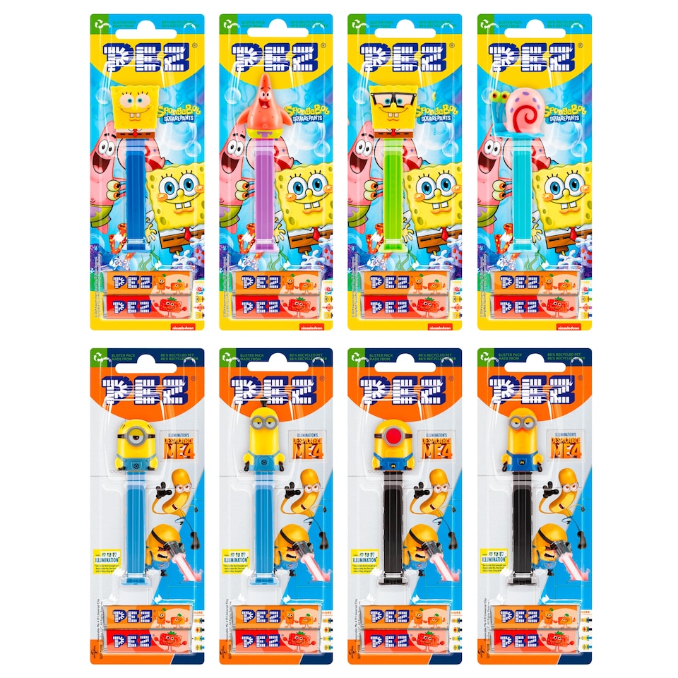 image 1 of Pez Fruit Flavour Candy With Dispenser 2 X 8.5G