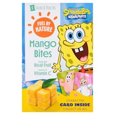 SpongeBob Fuel By Nature Mango Bites Made with Real Fruit 5x20G
