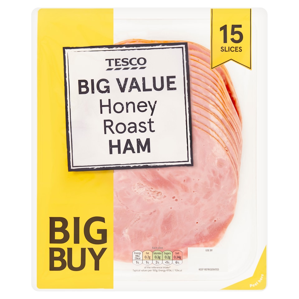 Tesco Big Value Honey Roasted Ham 320g