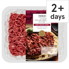 Tesco Lean Beef Steak Mince 5% Fat 250G