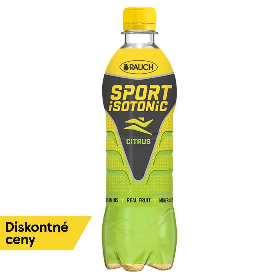 Rauch Sport Isotonic Carbonated Soft Drink with Citrus Flavor 0.5 L
