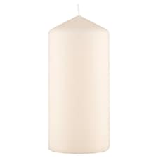 F&F Home Ivory Medium Unfragranced Pillar Candle