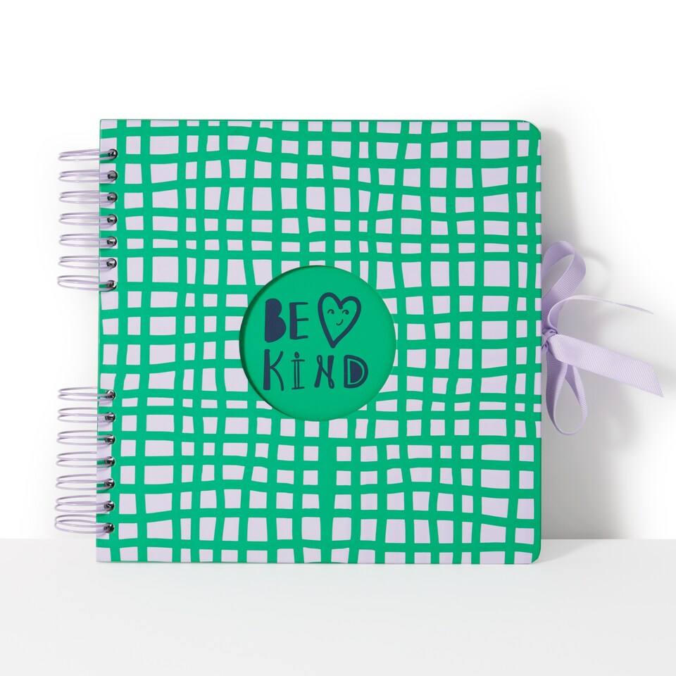 image 1 of Paperchase Artful Scribble Square Scrap Book