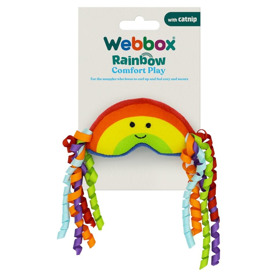 Webbox Rainbow comfort play with catnip
