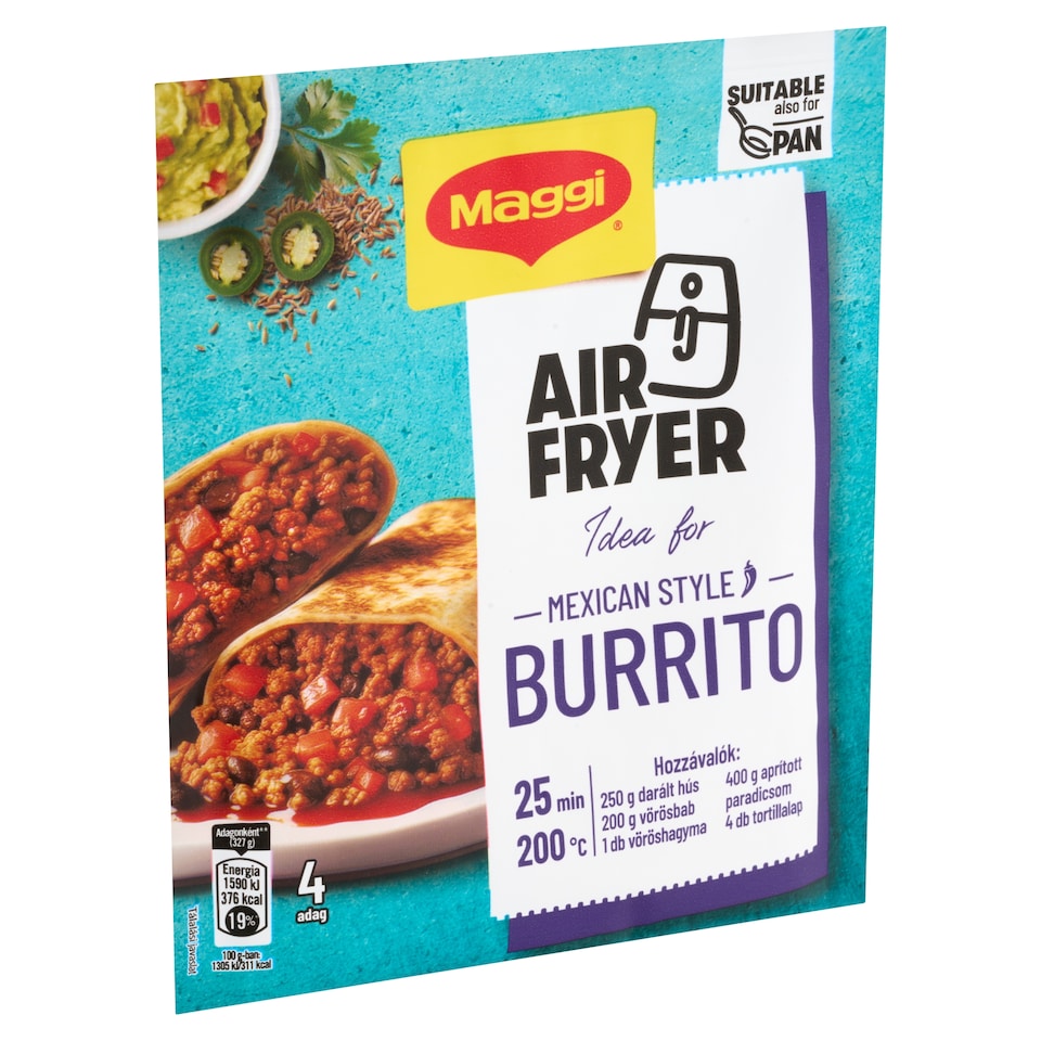 Maggi mexikói stílusú burrito alap jalapeno paprikával 30 g  1. kép