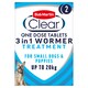 image 1 of Bob Martin Clear 3 In 1 Wormer Dog 2 Tablets Pack