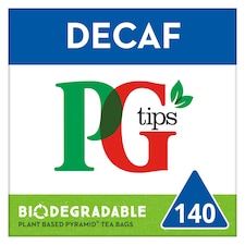 Pg Tips 140 Decaf Teabags Biodegradable 406G