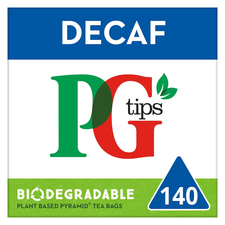 image 1 of Pg Tips 140 Decaf Teabags Biodegradable 406G