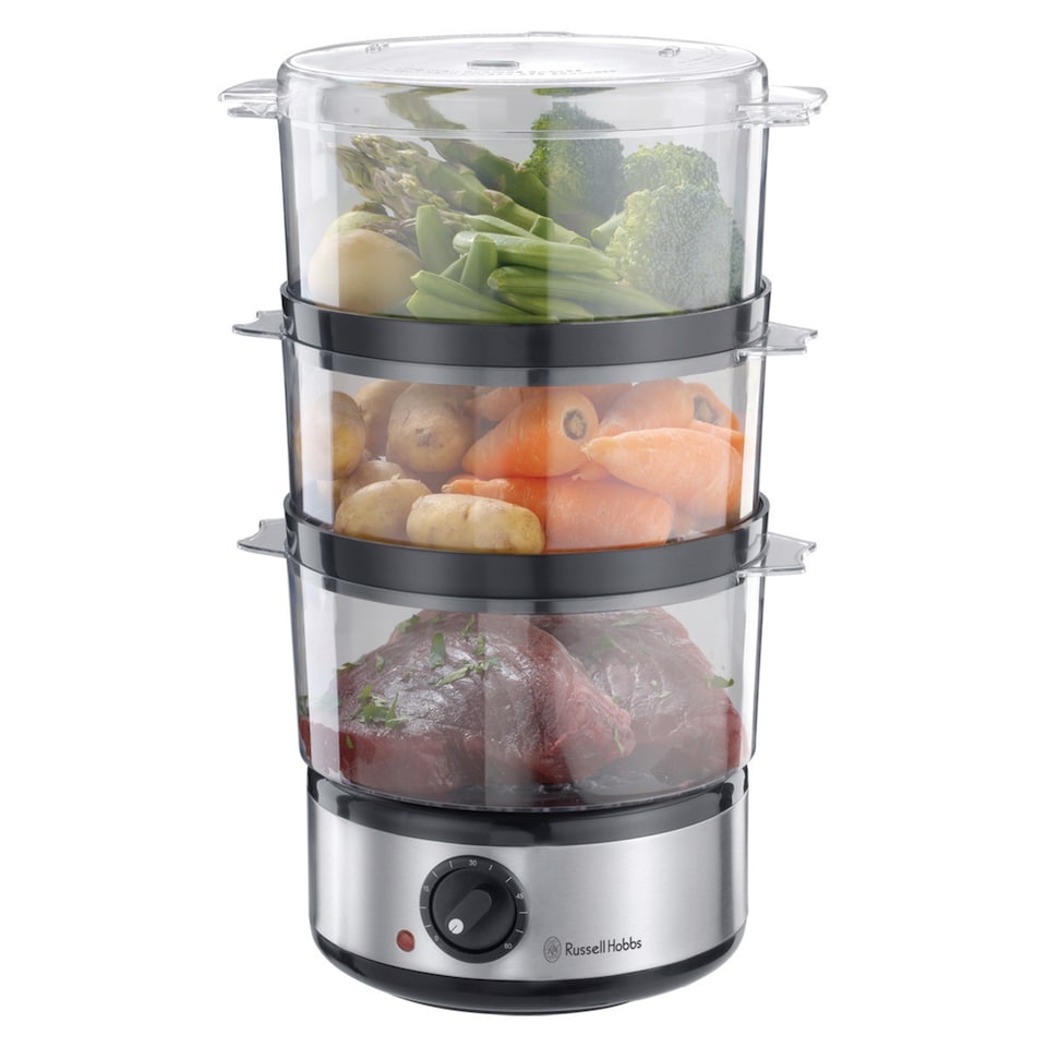 image 1 of Russell Hobbs 3 Tier Steamer