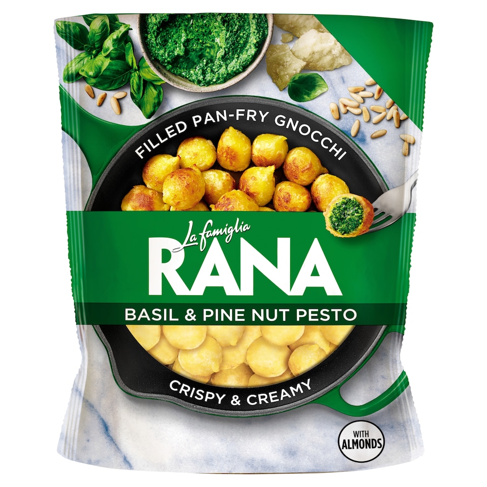 La Famiglia Rana Basil & Pine Nut Pesto Filled Pan-Fry Gnocchi 280g