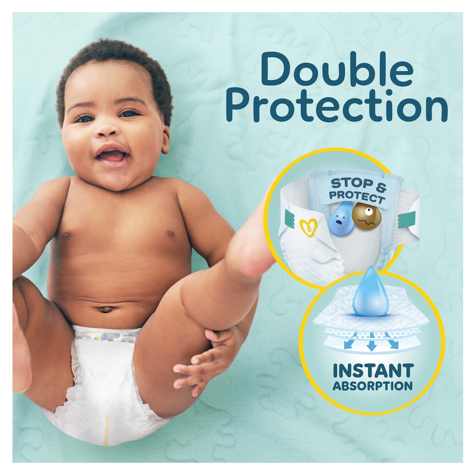 image 1 of Pampers New Baby Size 1 22 Nappies