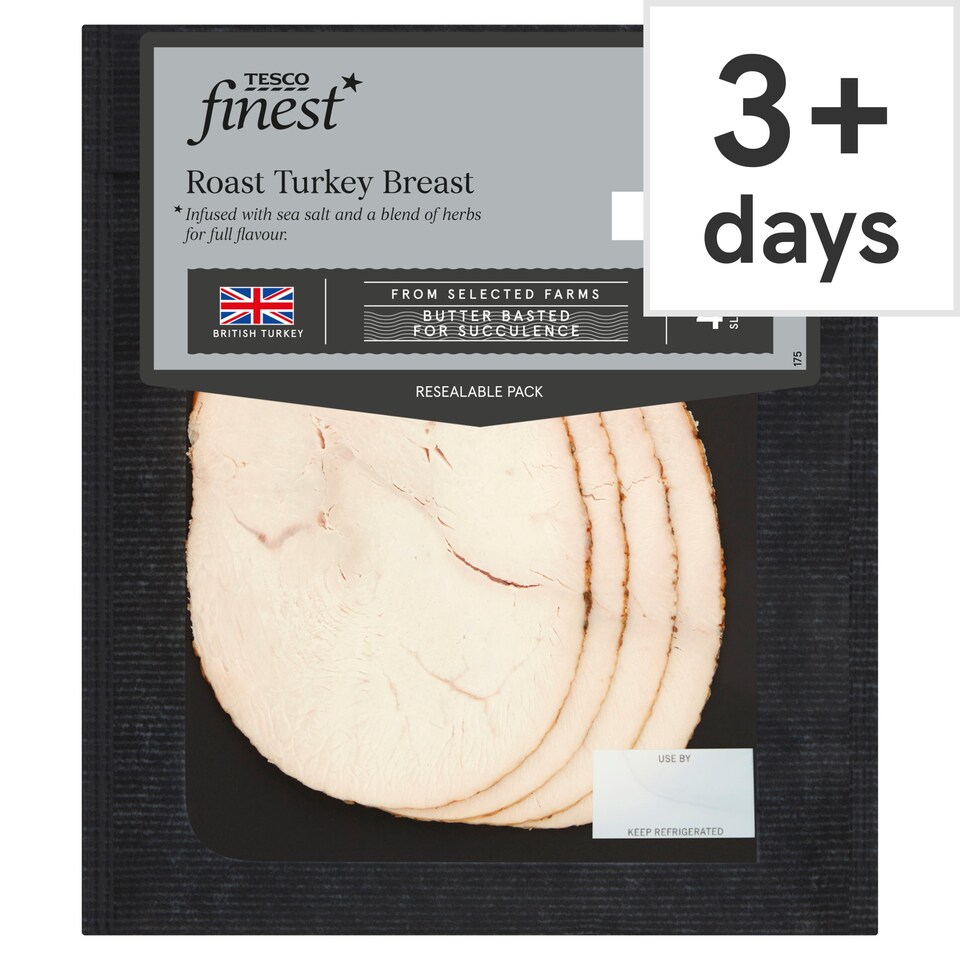 Tesco Finest Roast Turkey Breast 120g Tesco Groceries