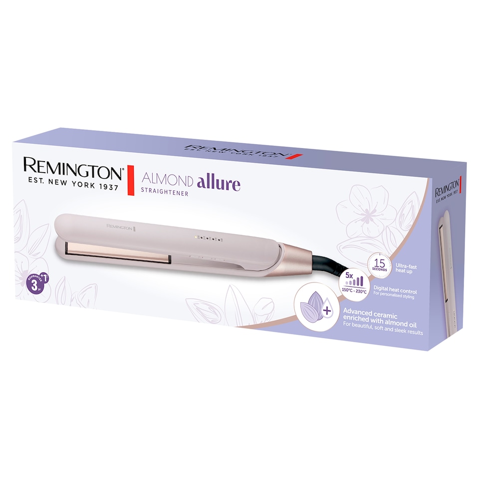 image 1 of Remington Almond Allure Hair Straighteners