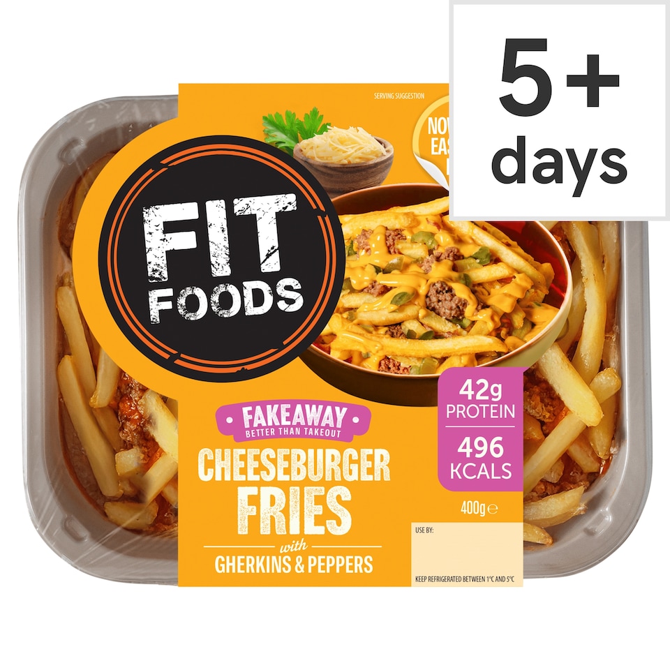 Fit Foods Cheeseburger Fries 400g