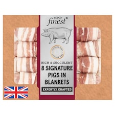 Tesco Finest 8 Signature Pigs in Blankets 336g