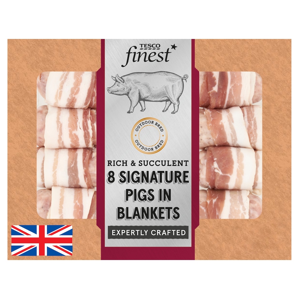 Tesco Finest 8 Signature Pigs in Blankets 336g