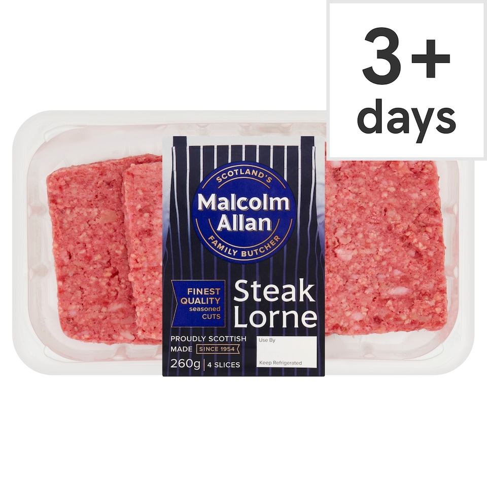 Malcolm Allan Steak Lorne Sausage 260G