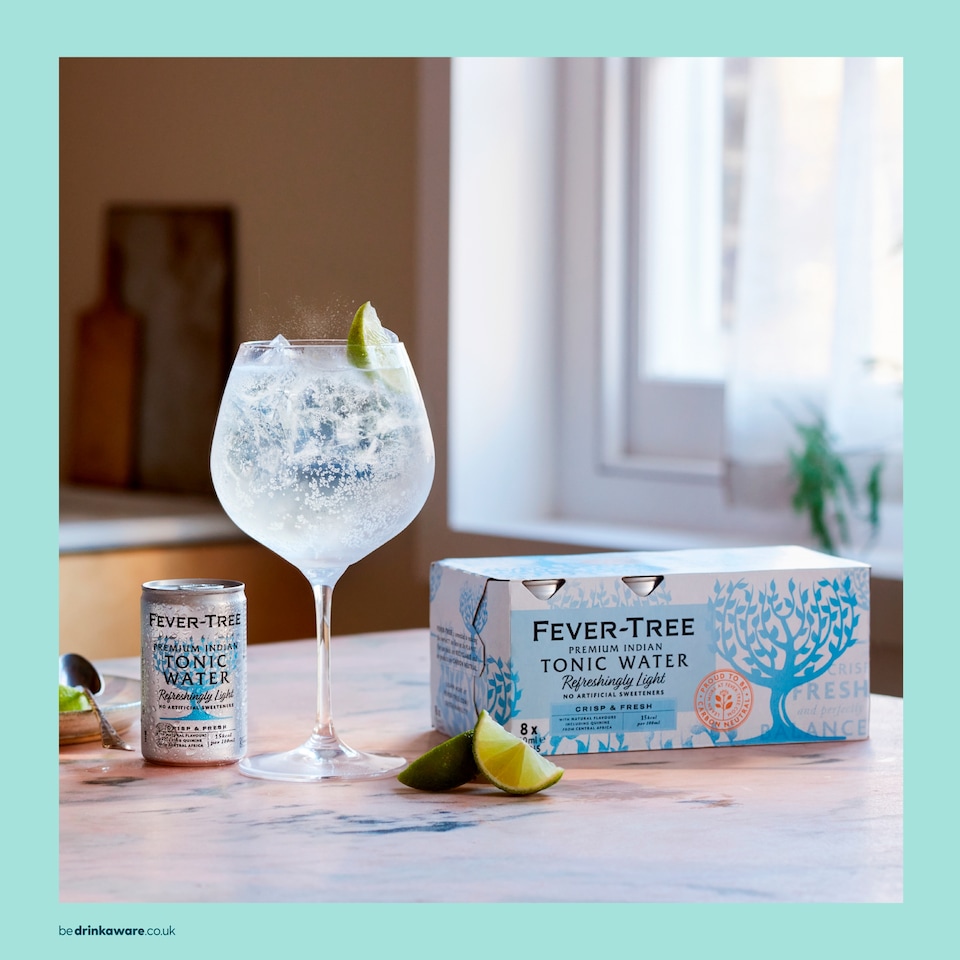 image 1 of Fever-Tree Light Indian Tonic Water Cans 15x150ml