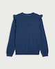 image 4 of F&F School Girls Pure Cotton Cardigan in Blue
