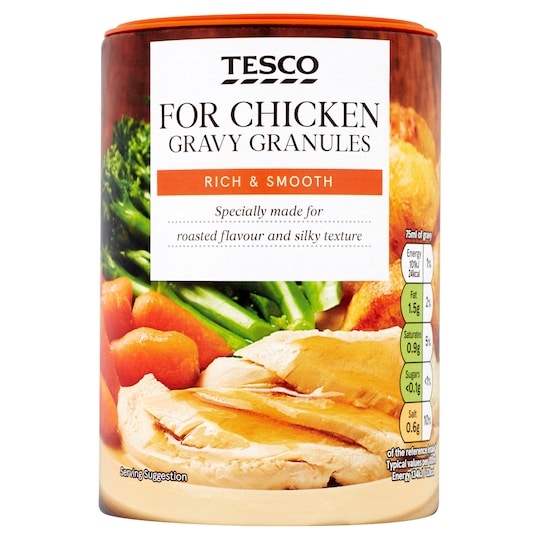 Tesco Gravy Granules For Chicken 200G Tesco Groceries