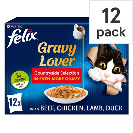 Felix As Good As It Looks Cat Food Meat Selection In Gravy 12X100g