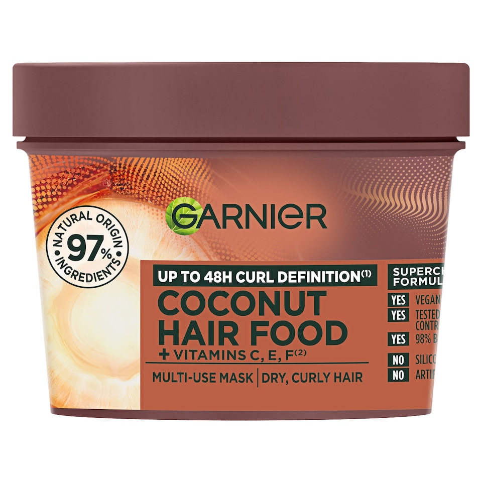 image 1 of Garnier Ultimate Blends Hair Food Coconut 3in1 Mask 400ml
