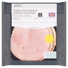 Tesco Finest Whisky Barrel Smoked Wiltshire Cured Ham 100G
