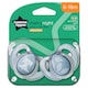 image 1 of Tommee Tippee Every Day Essential Night Time Natural Latex Soothers, 6-18m, Pack of 2