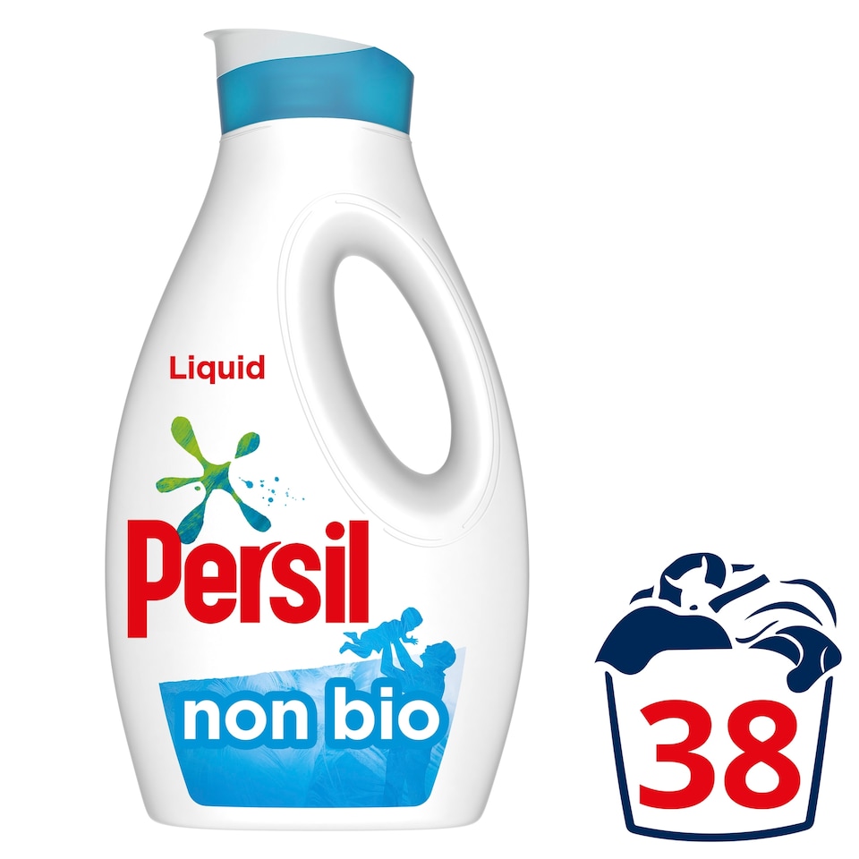 image 1 of Persil Non Biological Liquid Detergent 38 Washes 1026Ml
