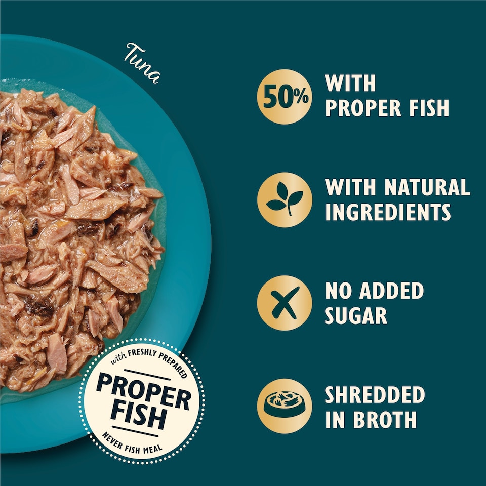 image 1 of Lily's Kitchen Shredded Fillets in Broth Cat Food Multipack 4x70g