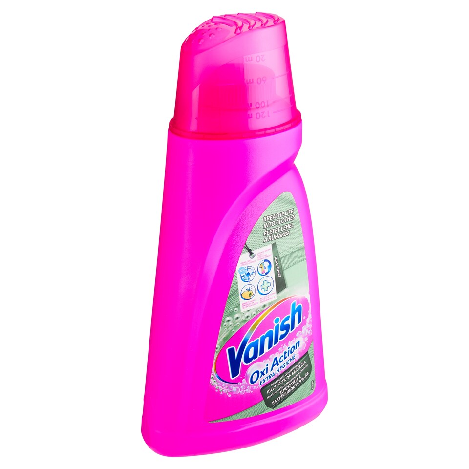 image 1 of Vanish Oxi Action Extra Hygiene Disinfectant Stain Remover 940ml