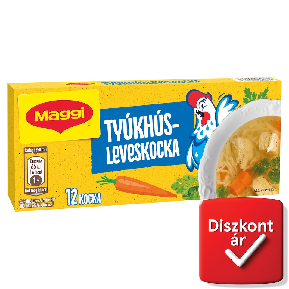 Maggi tyúkhúsleveskocka 12 db 120 g