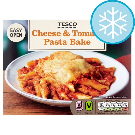 Tesco Cheese & Tomato Pasta Bake 400G Tesco Groceries