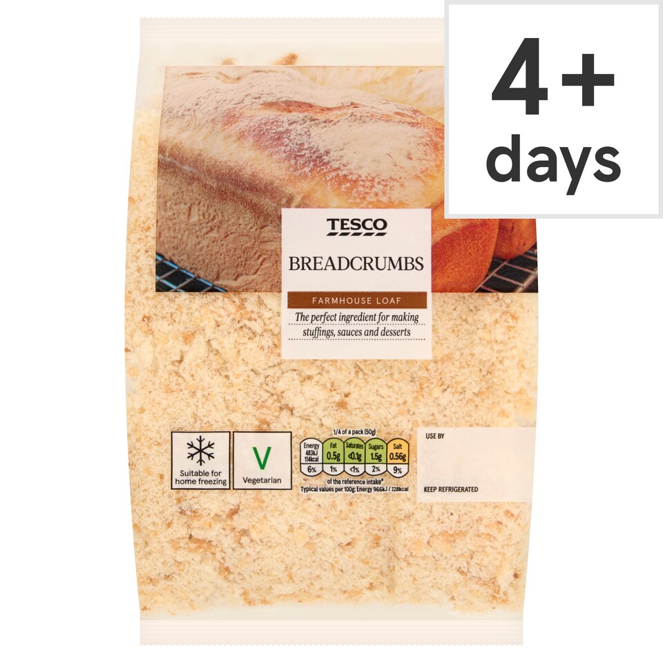 Tesco Fresh Breadcrumbs 200G
