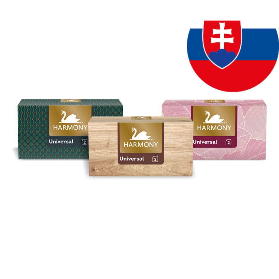 obrázok 1 z Harmony Universal kozmetické utierky 2 vrstvy 150 ks