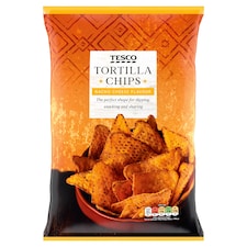 Tesco Nacho Cheese Tortilla Chips 200g