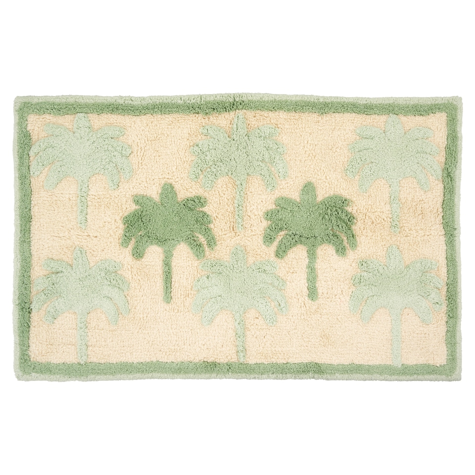image 1 of F&F Home Palm Trees Bath Mat