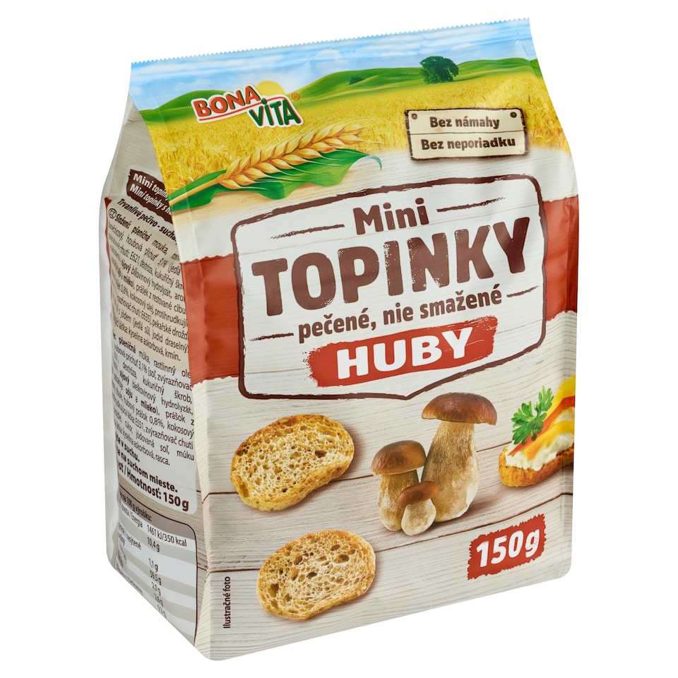 image 1 of Bona Vita Mini Toasts with Mushrooms 150g