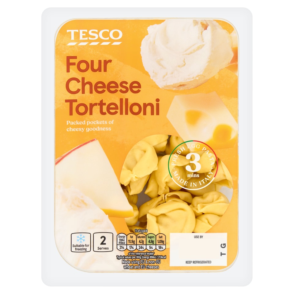 Tesco Four Cheese Tortelloni 300g