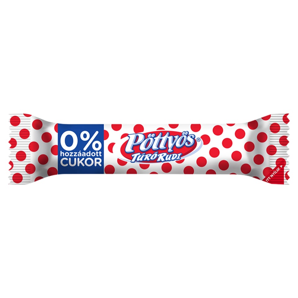 Pöttyös Túró Rudi Chocolate Coated Dessert with Sweeteners 35 g